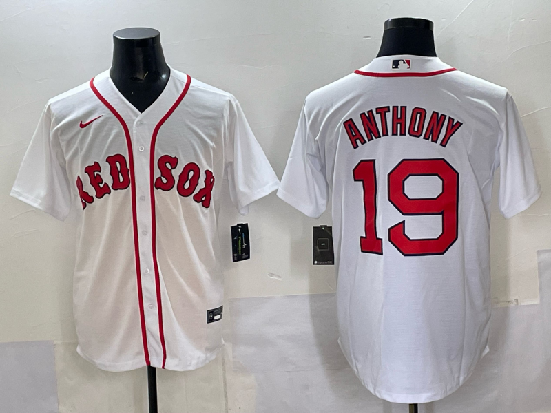 Men 2025 Boston Red Sox #19 Anthony white Nike MLB Jersey style 09->boston red sox->MLB Jersey